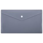 Папка-конверт с кнопкой travel 180 мкм 12 шт, серый new ЕС211130015, Expert Complete