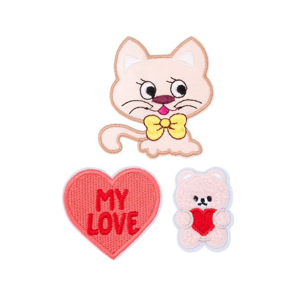 Термоаппликации Сердце, 3 шт, Hobby&Pro