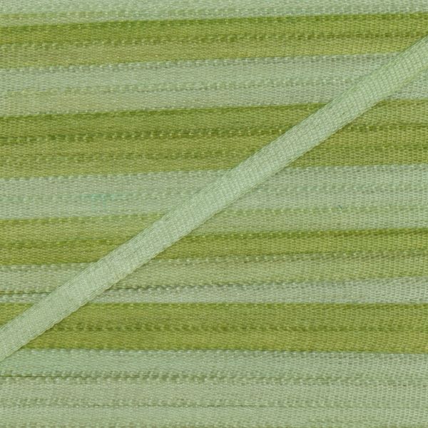 Лента (тесьма) шелковая 2.0 мм / 45.5±0.5 метров, M041 зеленый/салатовый, Gamma SRM-2