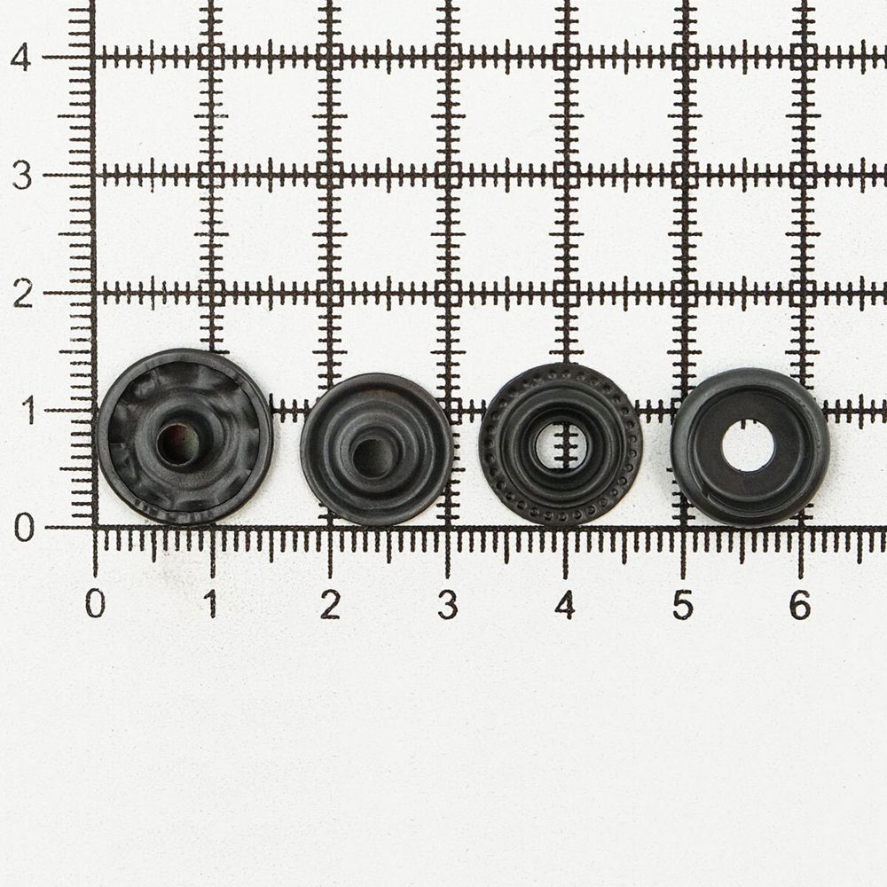 Кнопка Дельта (O-образная) ⌀15.0 мм, ≈720 шт, №61, МЕТАЛЛ, оксид, NEW STAR