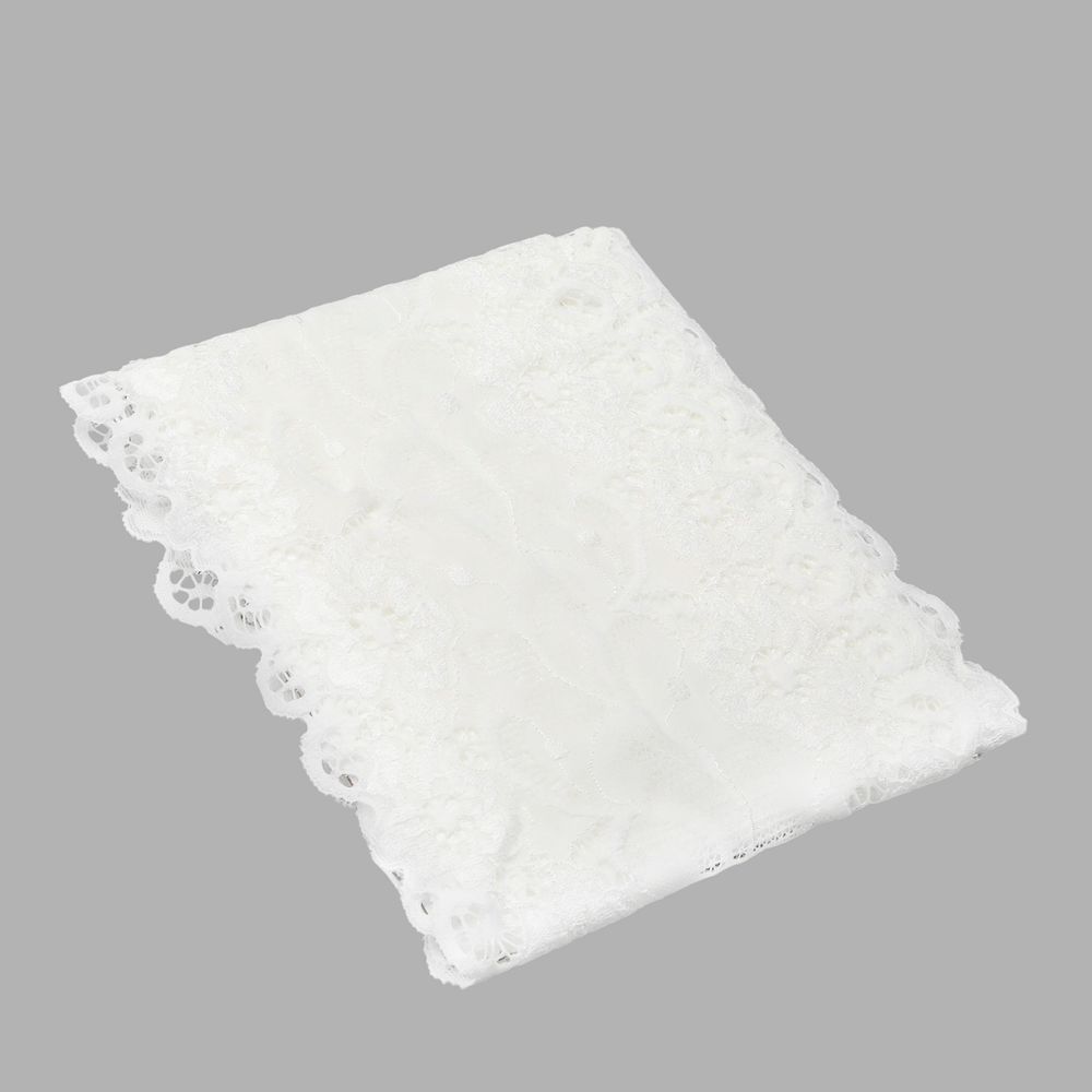 Кружево бельевое эластичное 150 мм / 3.4 метра, цвет белый