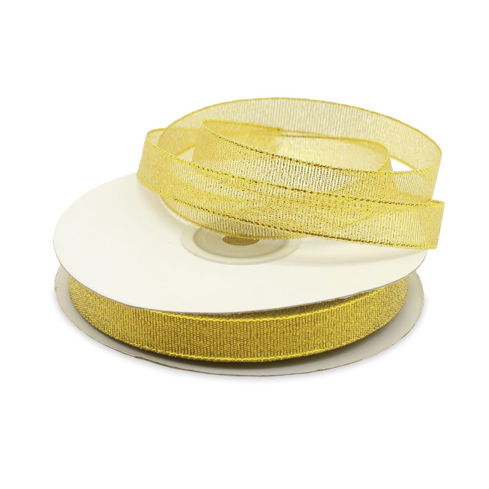 Лента металлизированная 12.0 мм, 32,9м 0080-1200 (золото)