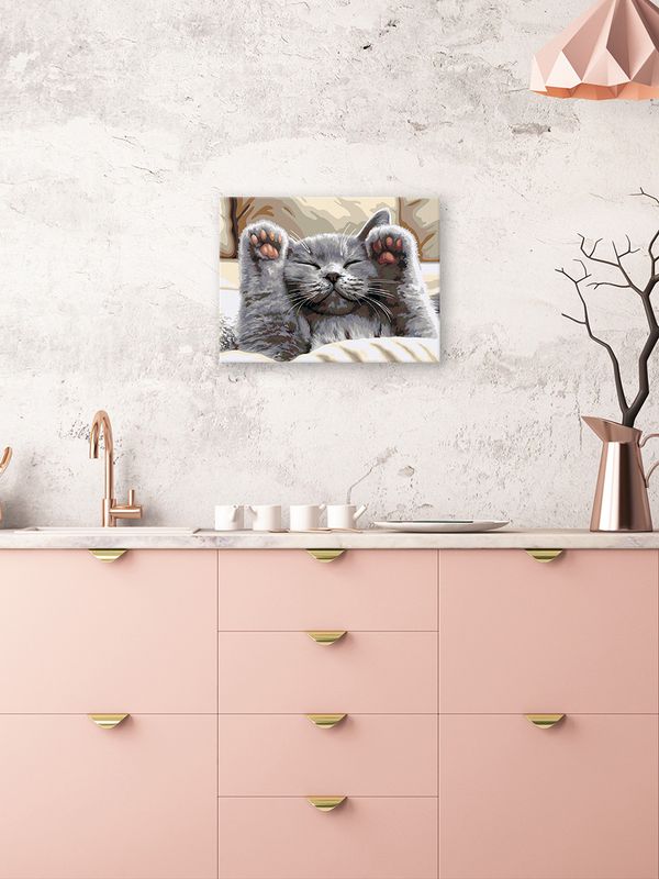 Картина по номерам Фрея PNB/PM-373, Нежные лапки, 40х30 см