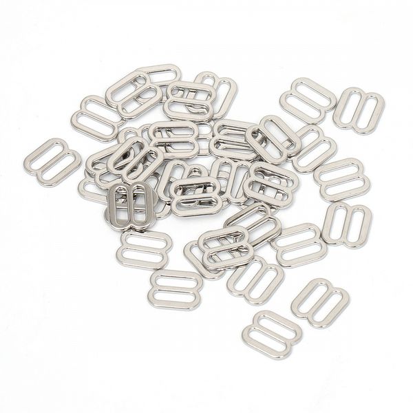 Рамки-регуляторы для бюстгальтера металл 10.0 мм, 810Z цв.никель, уп.100 шт