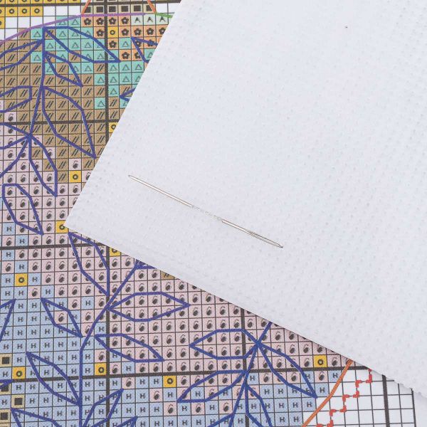 Набор для вышивания нитками Овен, Ёлочная игрушка. Зелёный шар 7,3х9см