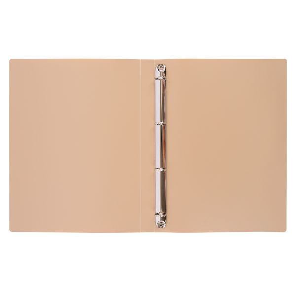 Папка на 4 О-кольцах A4 700 мкм 25 мм, 4 шт, d-17 мм, бежевый new EC211400127, Expert Complete