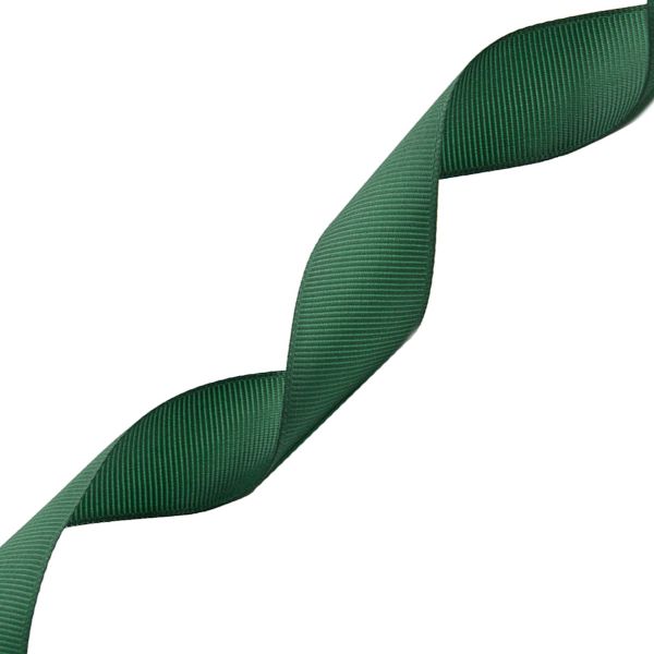 Лента репсовая (в рубчик) 25.0 мм, 126 т.зеленый, уп.18,28 м