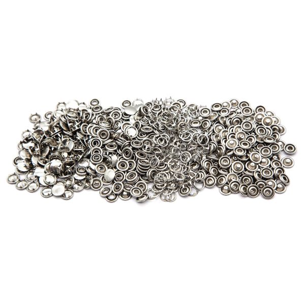 Кнопка рубашечная (джерси) закрытая ⌀10.5 мм, 144 шт, МЕТАЛЛ, никель, NEW STAR