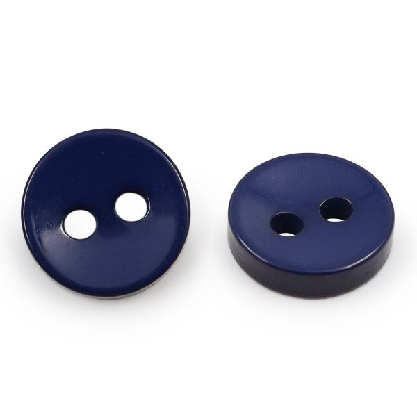 Пуговицы 2 прокола 14L, 9 мм, (Blue2 (синий2)), NE74, 144 шт