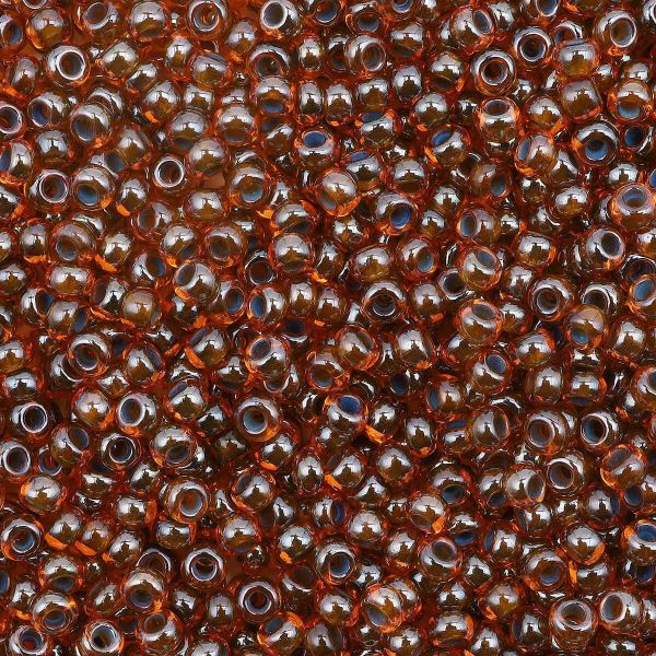 Бисер Preciosa прозрачный с цв.центром 10/0, круг.отв, 50 г, (91004)