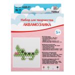 Набор для творчества Аквамозаика №11 Крокодил, 15х15х3.5 см, 1 шт, Hobbius AQB-01