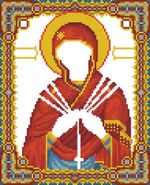 Алмазная (кристальная) мозаика Фрея, Икона Божией Матери Умягчение злых сердец, 27х22 см