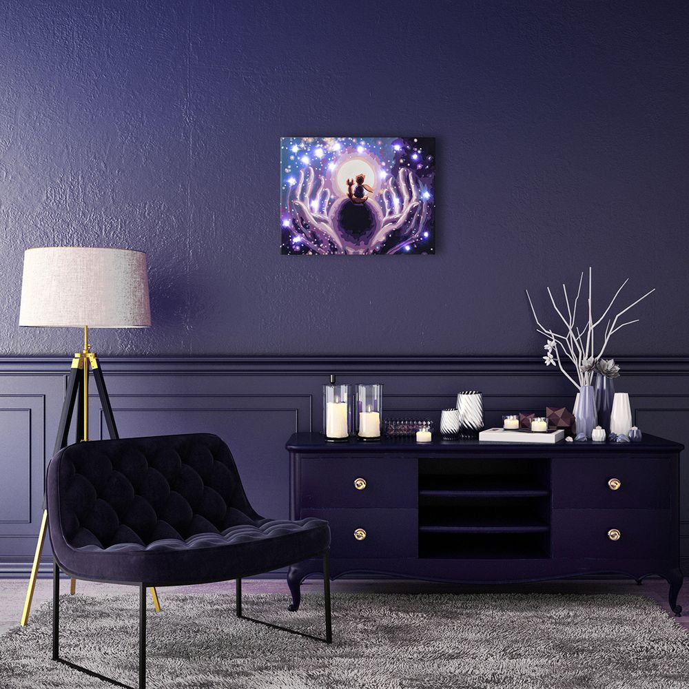 Картина по номерам Фрея PNB/PMDD-242, Маленькая вселенная, (со светодиодами) 40х30 см