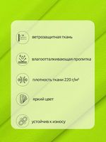 Оксфорд 600D PU1000 220 г/м², 150 см / 10 метров, ОКС.TBY600D.F229.10, F229 неон лимон