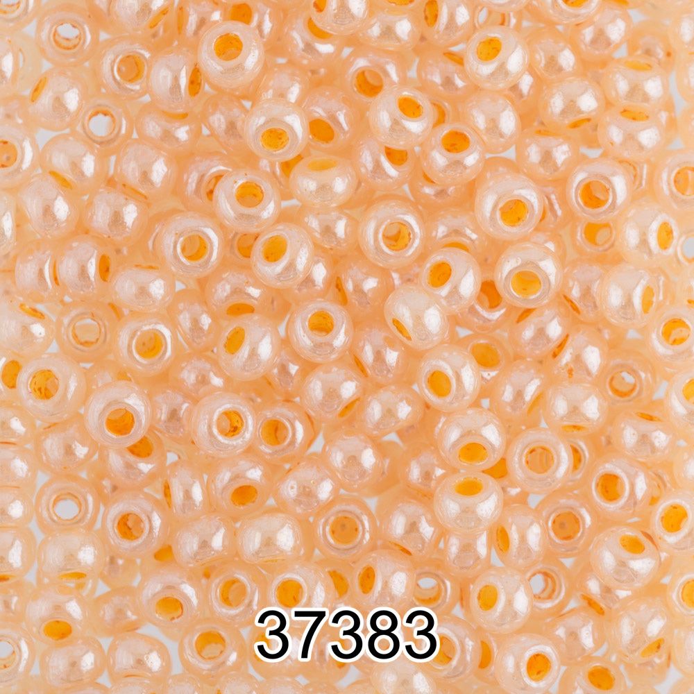 Бисер Preciosa круглый 10/0, 2.3 мм, 500 г, 37383 (Ф356) оранжевый