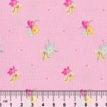 Ткань для пэчворка Peppy Весенний этюд, рулон 112 см / 5 метров, ВЭ-18 розовый, Peppy