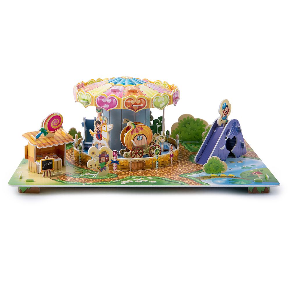 Пазл 3D 47 элемент, Карусель, Rezark REZ-03