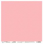 Бумага для скрапбукинга 190 гр/м², 30.5х30.5 см, 10 шт, 103 Крупные точки, Mr.Painter PSW-R