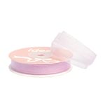 Лента капроновая (органза) 12.0 мм, 1028 сиреневый, уп. 27,4 м