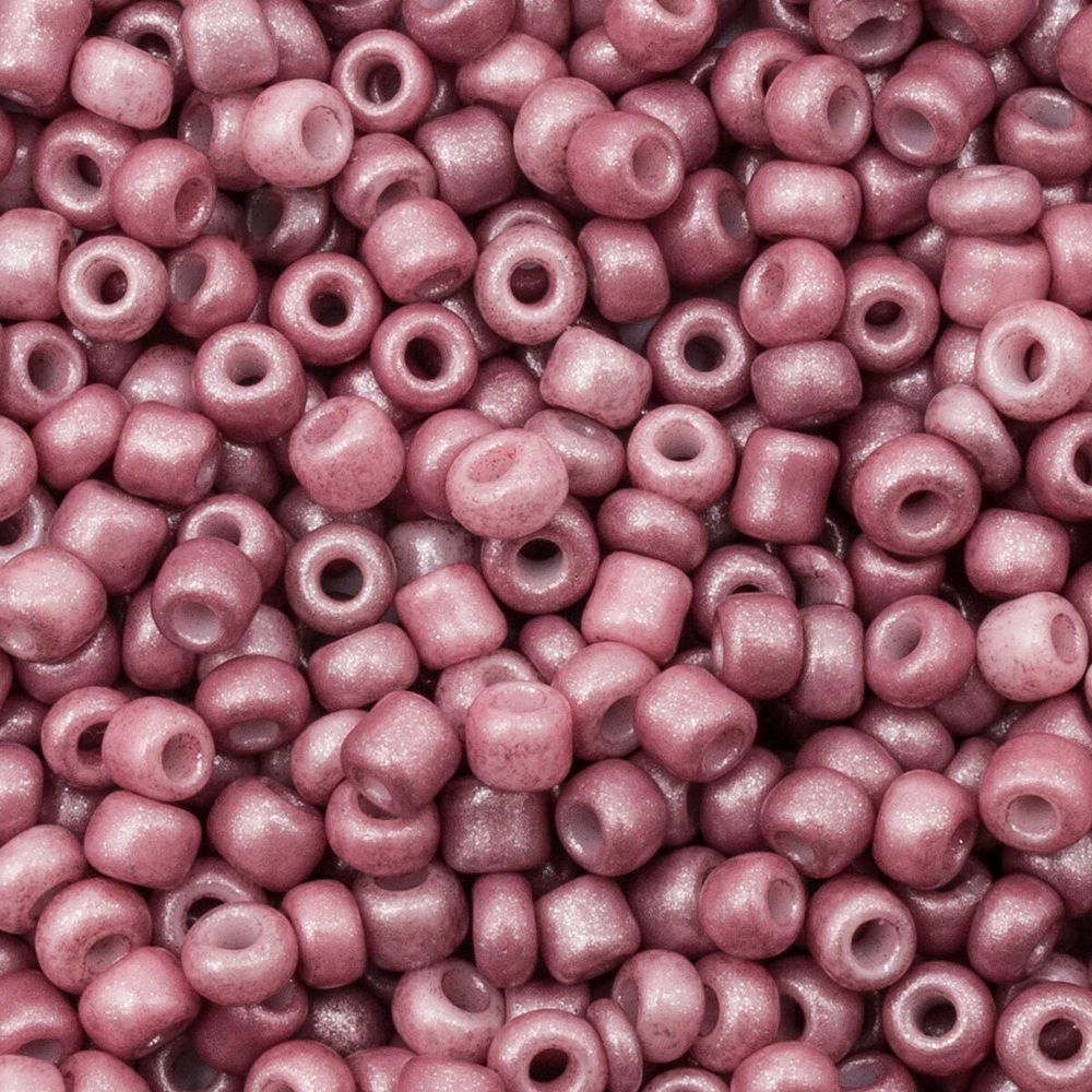 Бисер Astra&Craft 11/0 (2.1 мм), 200 г (10х20 г), цв. 923-О пудрово-розовый /непрозрачный, матовый