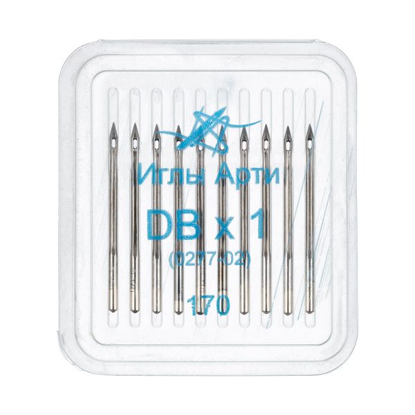 Иглы для промышленных швейных машин Арти 0277-02 (№90-200), 10 шт, №170