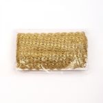 Тесьма отделочная 40 мм / 13.71 метров, TBY 909 цв.золото