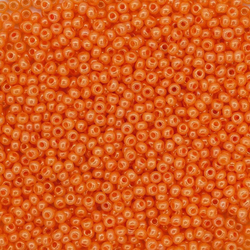 Бисер Preciosa эффект алебастра с цветным покрытием 10/0 (2.3 мм), 100 г (5х20 г), цв. 17389