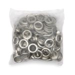 Люверсы металл ⌀_8.0 мм (внутр.), никель, 100 шт, BIG