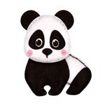 Набор для шитья игрушки Пандочка 15 см, Miadolla KD-0263