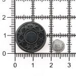 Пуговицы джинсовые ⌀17 мм, фиксированная ножка, сталь, 8 звезд, оксид, 100 шт, New Star