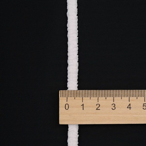 Резинка бельевая (ажурная) 7.0 мм / 13.72 метра, белый, 3AR3588