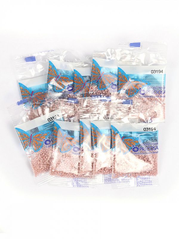Бисер Preciosa 10/0 (2.3 мм), 50 г (10х5 г), цв. 03194