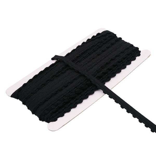 Резинка бельевая (ажурная) 10.0 мм / 13.72 метра, черный, 3AR3578