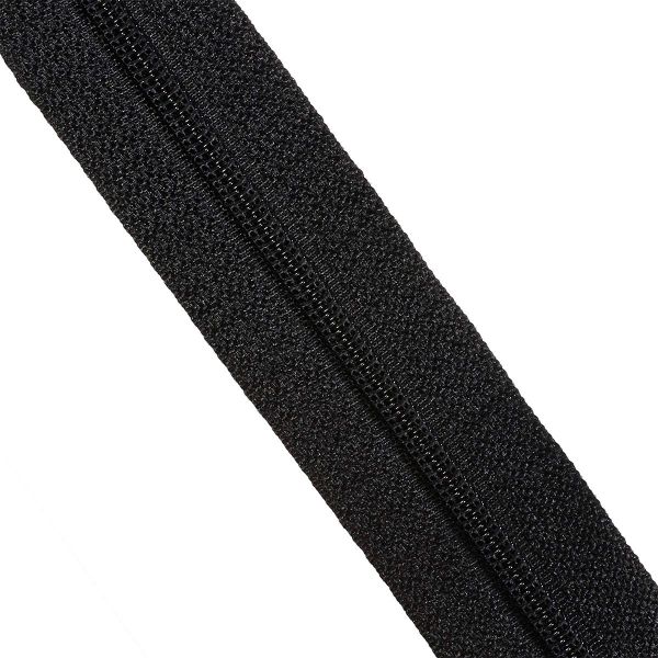 Молния рулонная спираль (витая) Т3 (3 мм) / 200 метров, 580 черный, 322