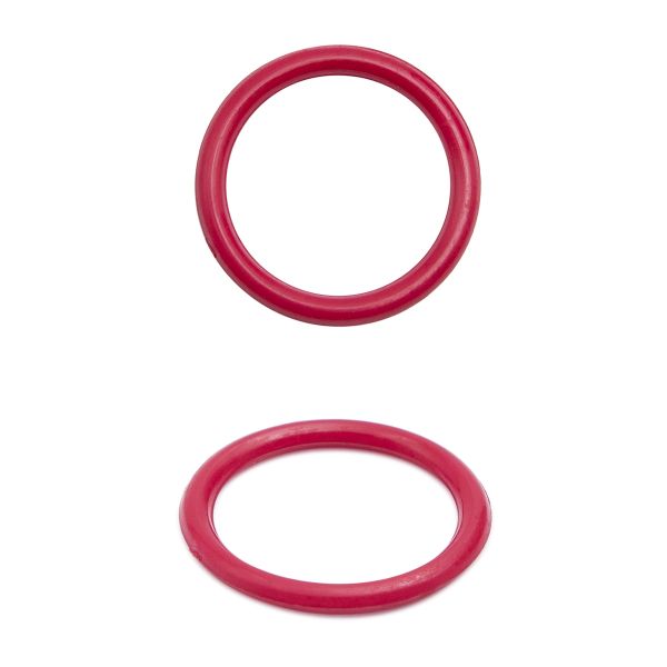 Кольца для бюстгальтера пластик ⌀15.0 мм, C520 т.красный, 100 шт