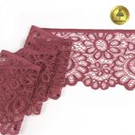 Кружево эластичное (стрейч) 90мм YSTL00839/N, цв.L2925 розовый рубин уп.25м, Kruzhevo