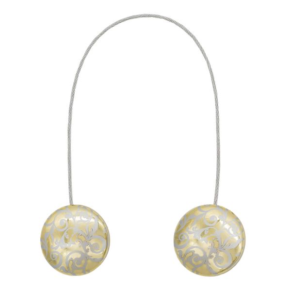 Клипсы для штор магнитные с тросом, 30см ⌀45, 2У3