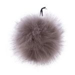 Помпоны декоративные песец, 1 шт, 03 серый, Gamma POFM-01