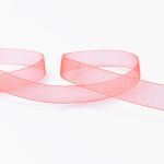 Лента капроновая (органза) 15.0 мм / 22.8±1 метра, 039 апельсин, Blitz OR-15