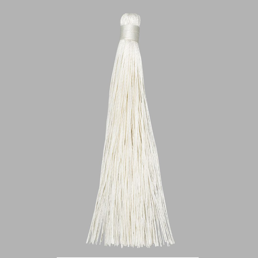 Кисть шторная l=10 см, полиэстер, 10 шт, 22 молочный, CL-034