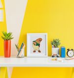 Набор для вышивания нитками Klart, Союзмультфильм. Карлсон, 11х15 см