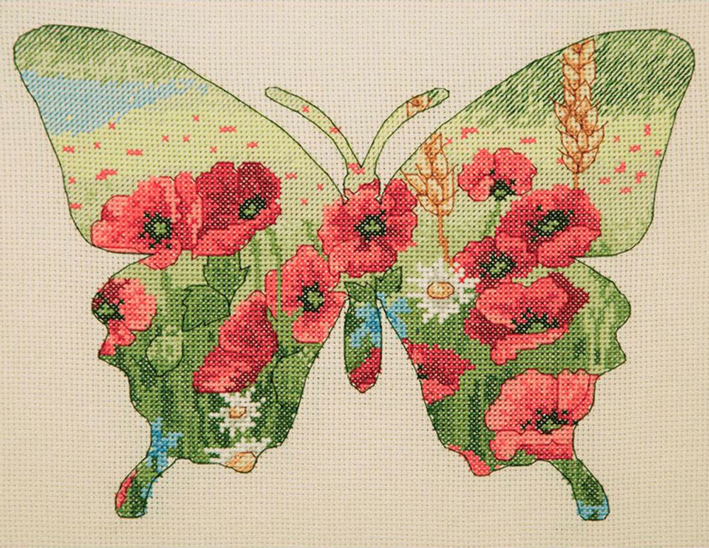 Набор для вышивания Maia &quot;Butterfly Silhouette&quot; 20*26см, MEZ Венгрия, 5678000-05044