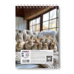 Блокнот на гребне A5 80 л., 4 шт, клетка, Ушастики 01235, Светоч Б126