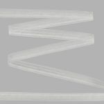 Лента (тесьма) шторная без сборки прозрачная 18 мм / 100 метров (с продольным карманом)