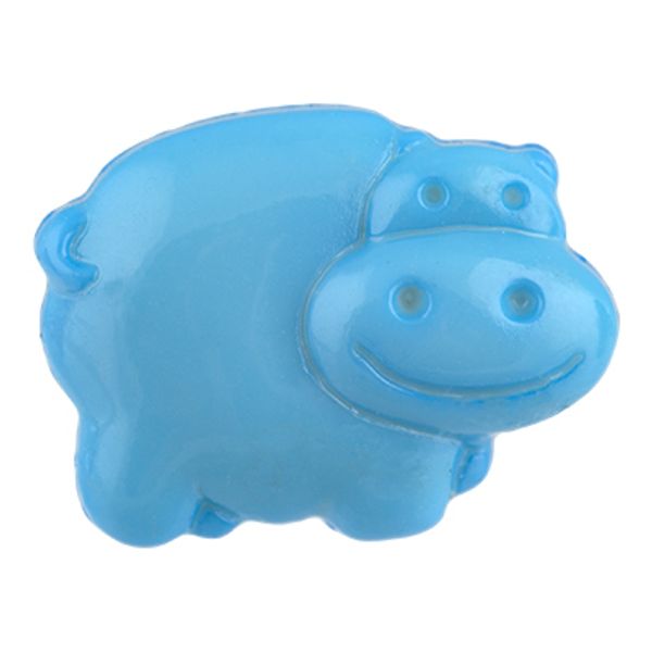 Пуговицы детские 15 мм, 36 шт, №D298 ярко-голубой, Gamma AY 10007