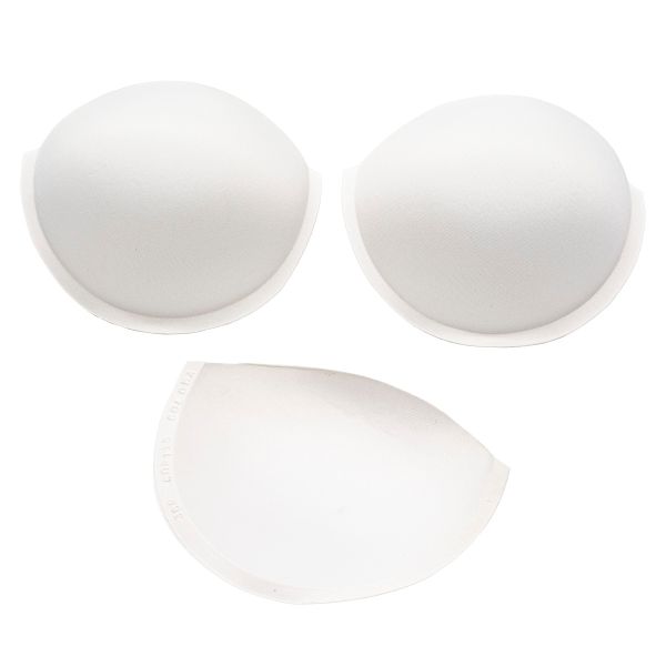 Бельевые чашечки для бюстгальтера с равном. наполн., разм.36, 10 пар, 01-белый, 3813