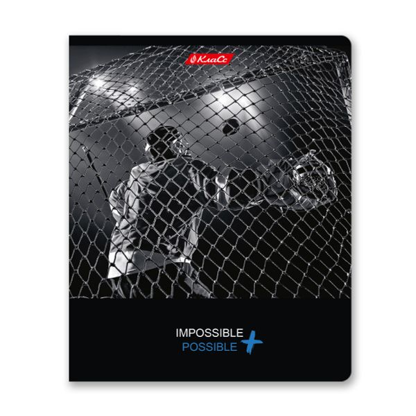 Тетрадь ученическая общая, A5+ 96 л. на скобе 60 г/м², белизна 100%, 5 шт, клетка в термоусадочной пленке, 000781 Трус не играет в хоккей, Светоч 96ТЕТк-001