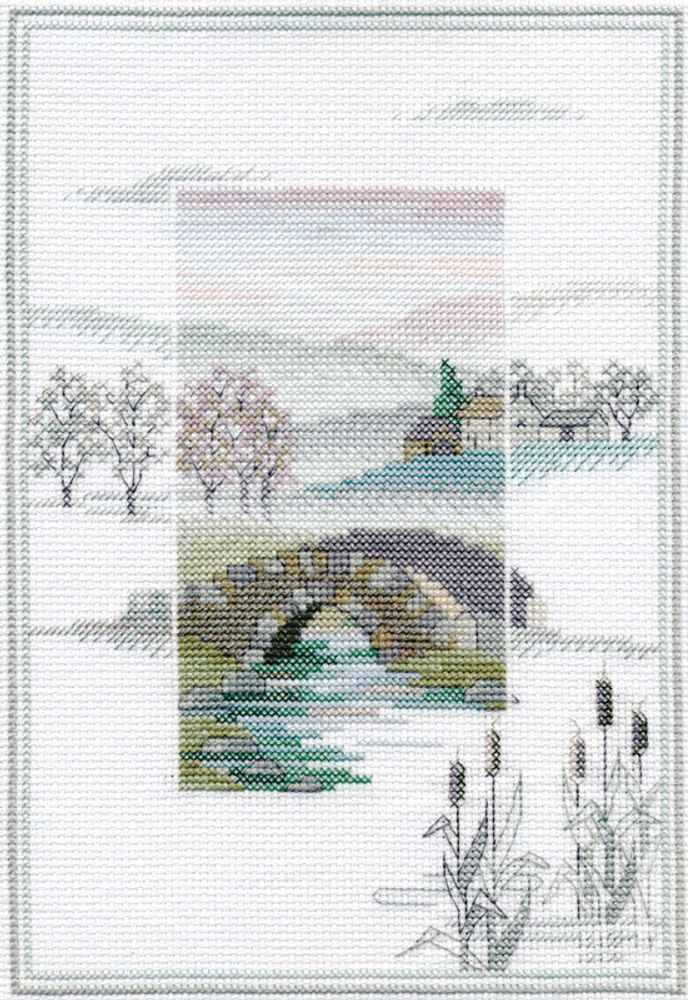 Derwentwater Designs, Winter Bridge, 25х17,2 см /TOS/