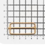 Рамка регулировочная 40 мм ушко (19х45 мм), золото цв.02, 100 шт