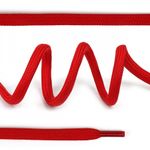 Шнурки круглые полиэфир 07мм, цв.красный 1812 321.7 130см, уп.50 шт